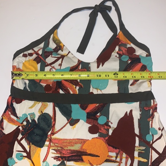 Patagonia Multicoloured Stretch Cotton Halter Dress - Women’s Size XL - Picture 11 of 11